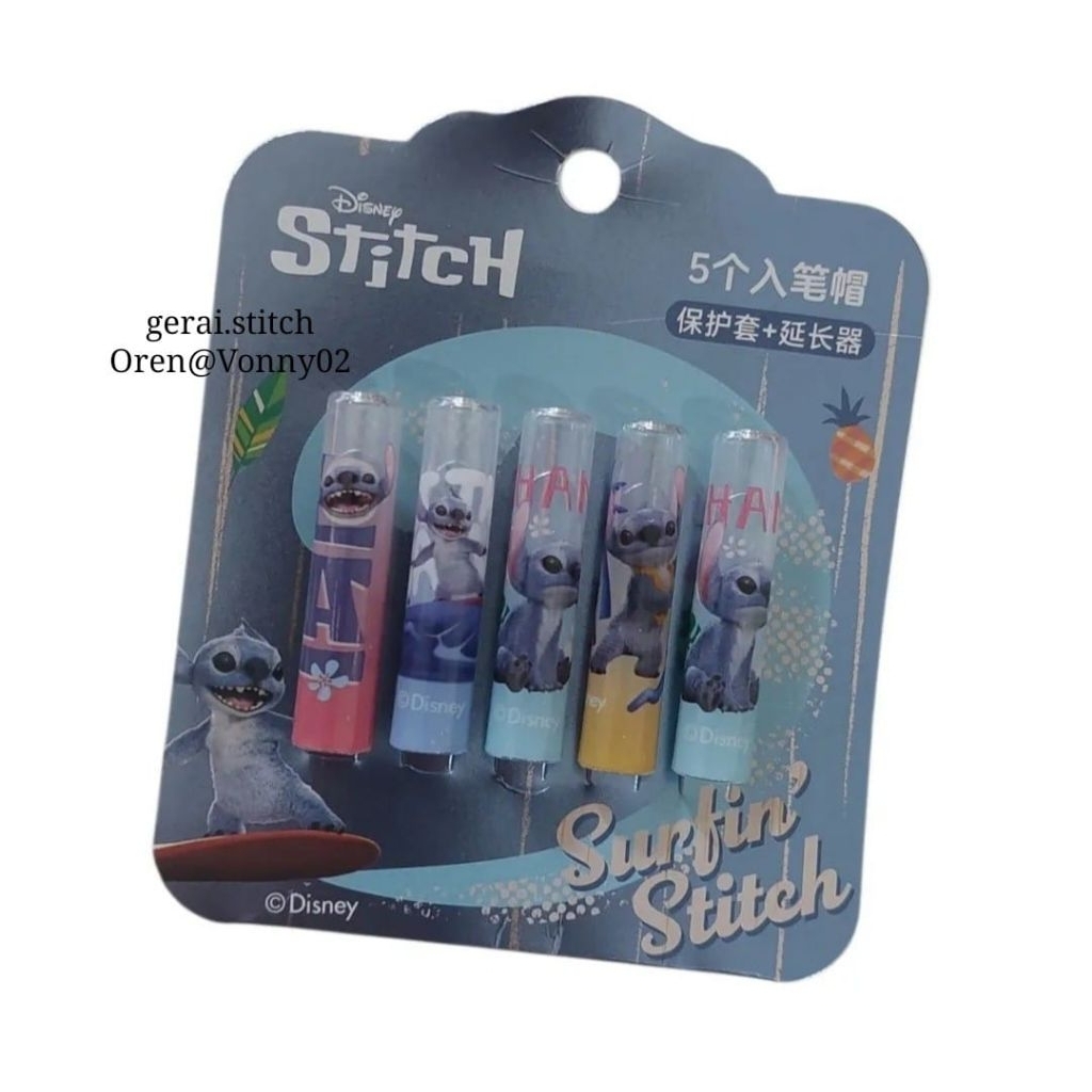 

Set Penutup Pensil Disney Stitch Pelindung Tutup Pencil lilostitch Action