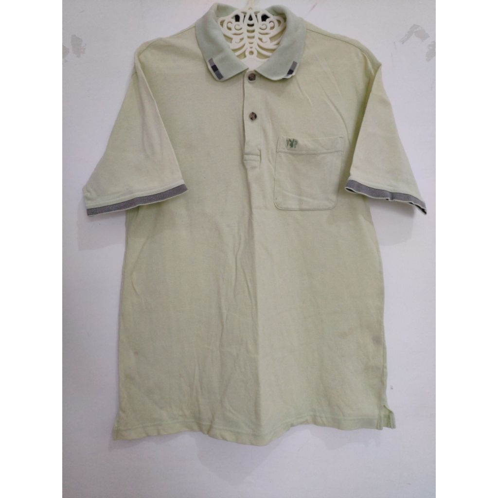 Kaos Playboy Polo Hijau Lime Cowok Pria