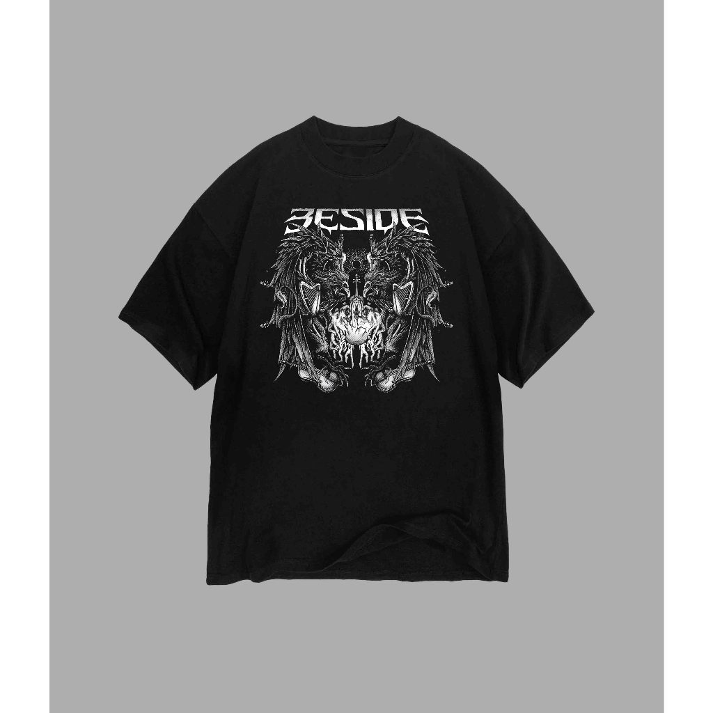 T-shir Beside - Terakota | Kaos Band Beside - Terakota