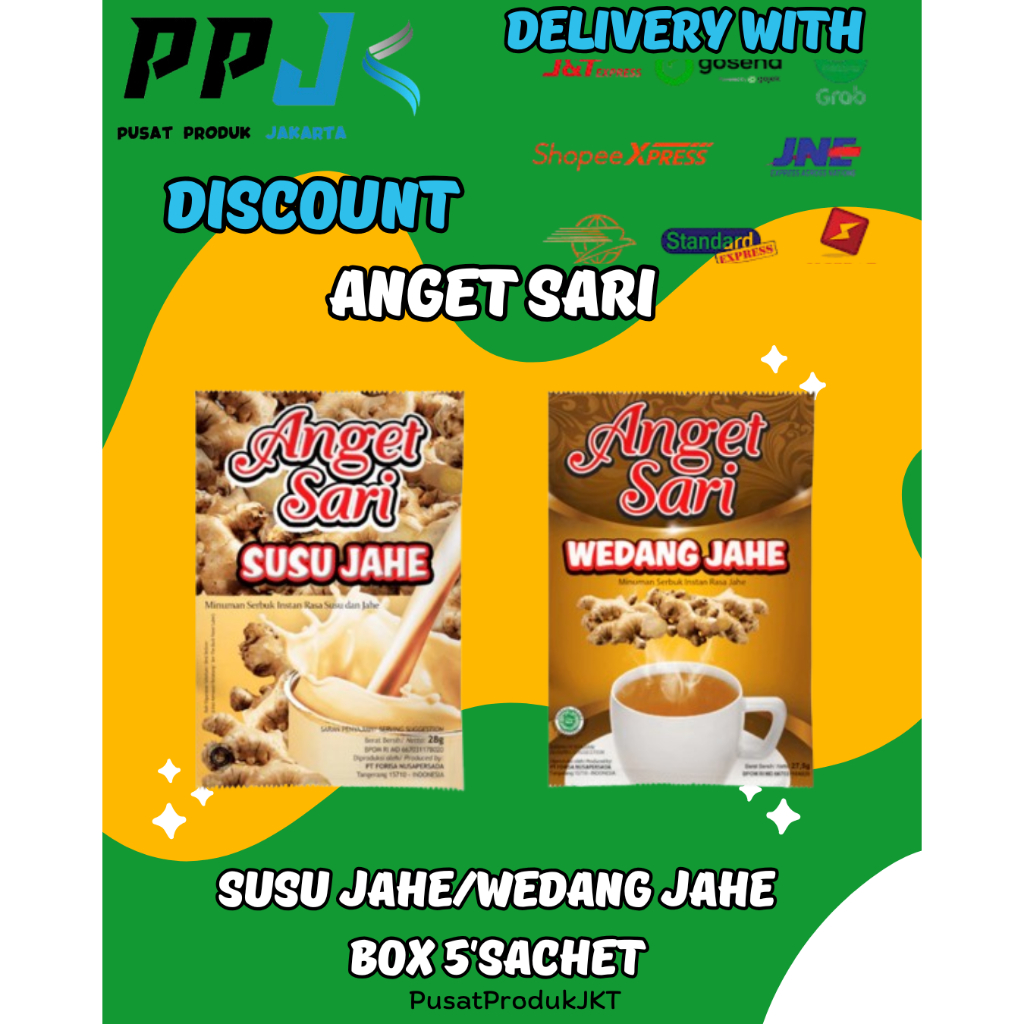 

Anget Sari Wedang/Susu Jahe Box 5'S