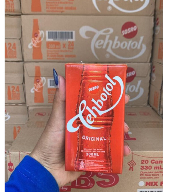

Minuman kotak teh sosro 300ml isi 24 pcs