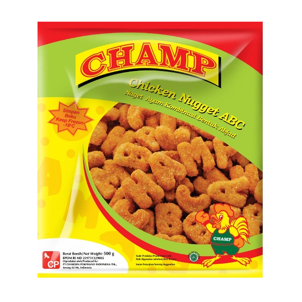 

Champ Chicken Nugget ABC 500gr