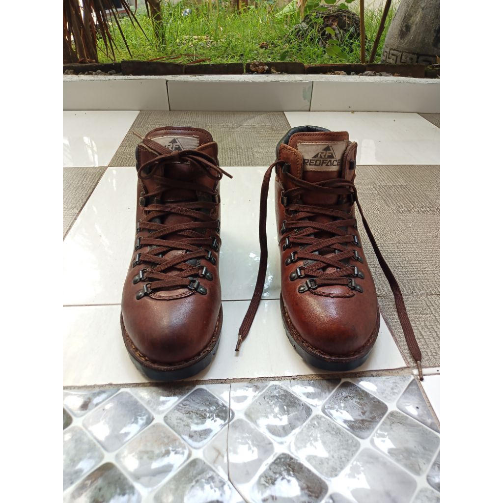 RED FACE, Boots hiking, outdoor, Trekking,Vintage