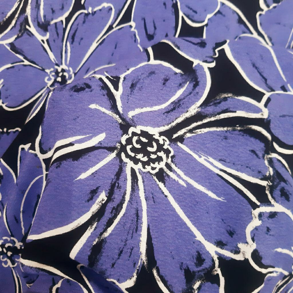 KAIN RAYON FUJET MOTIF BUNGA BESAR - KAIN KATUN MOTIF KEMBANG BESAR - KAIN MOTIF BUNGA BESAR HARGA/0