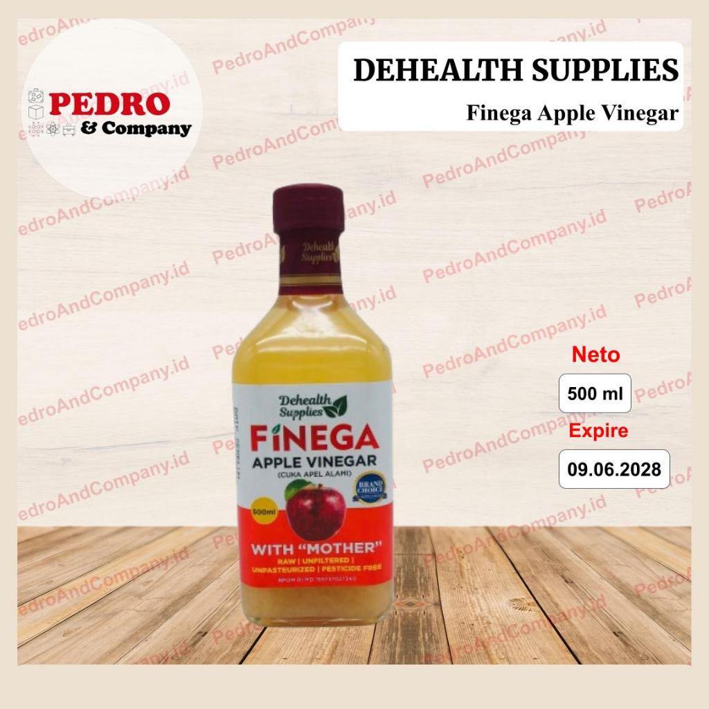 

Finega Apple Vinegar Dehealth Supplies with MOTHER 500 ml cuka apel alami