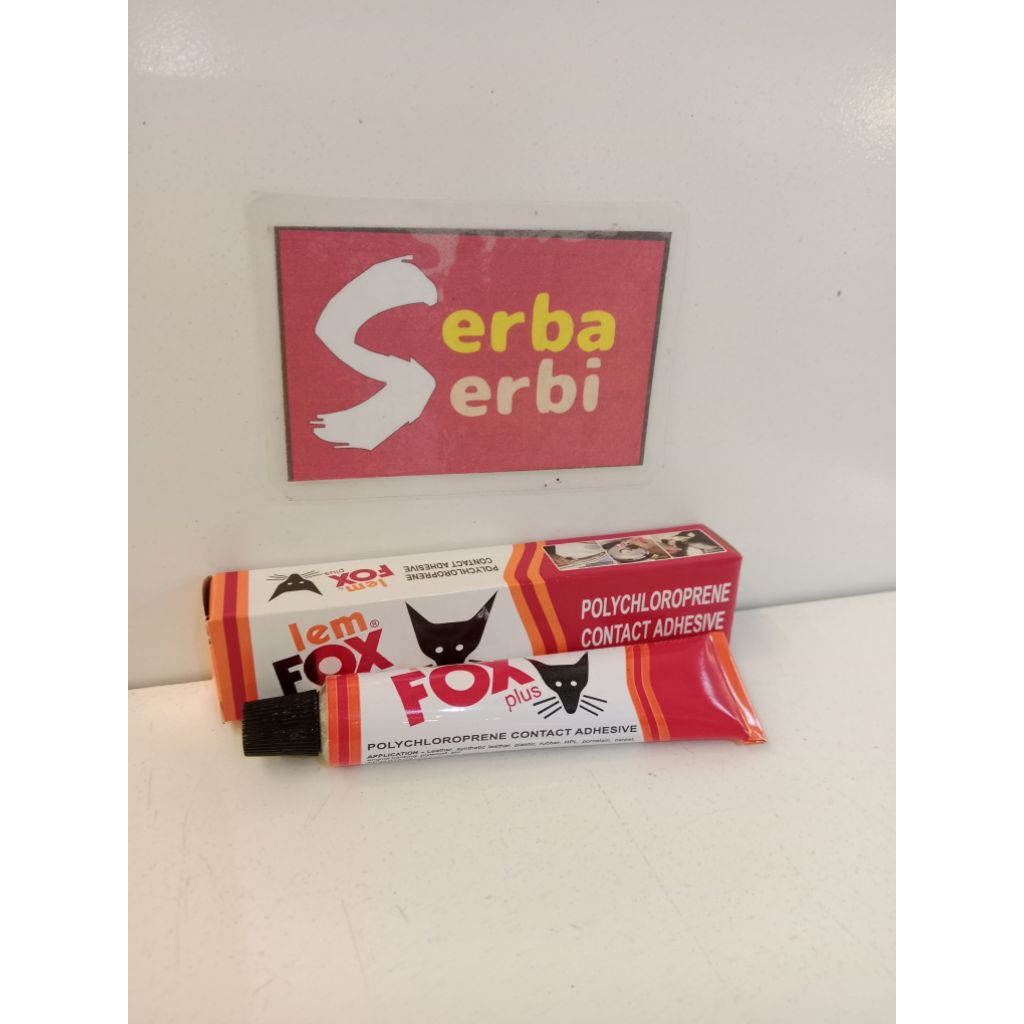 

*/PCS 20GR TUBE FOX PLUS*Lem perekat kuning serbaguna