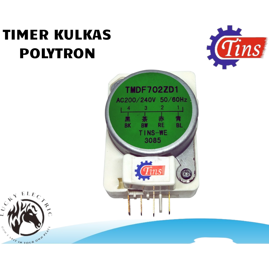 TIMER KULKAS 1-3 TIPIS TIMER KULKAS 2 PINTU POLYTRON DEFROST TIMER KULKAS POLYTRON