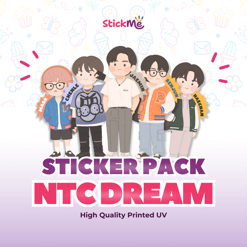 

Stickme Sticker Pack UV Idol KPOP NCT Dream Series Haechan Jeno Mark untuk Tumblr Tumbler Laptop Tablet Smartphone Bahan UV Anti Air