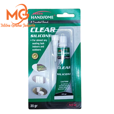 

HANDSOME KECIL Lem Kaca Sealant Odol Tube 35 Gram Lem Kaca Odol Kecil Silicone Sealent Rubber 35gr Clear Bening Transparan GROSIR MGJ