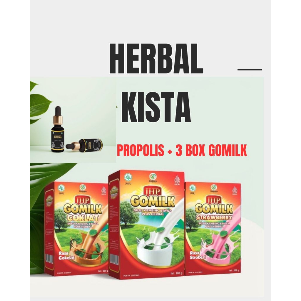 HERBAL KISTA/MIOM | susu kambing gomilk untuk Kista dan miom