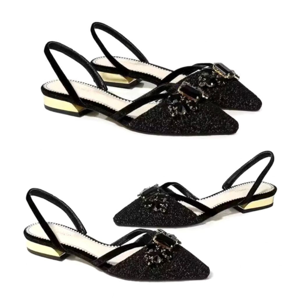 Sandal ZARA Classy Slingback Flat Shoes