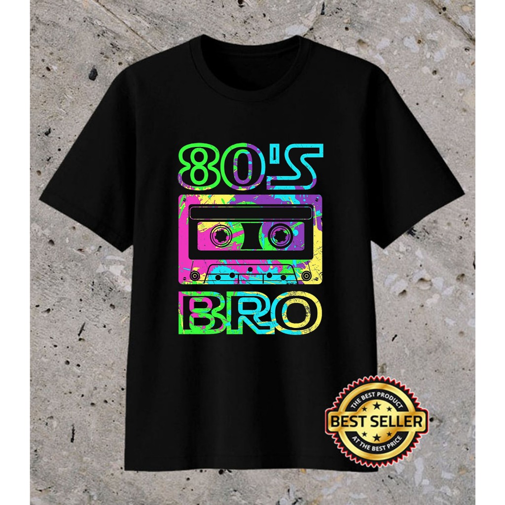 T-Shirt This Is My 80s Bro Costume 80s Party Cassette Tape Kaos