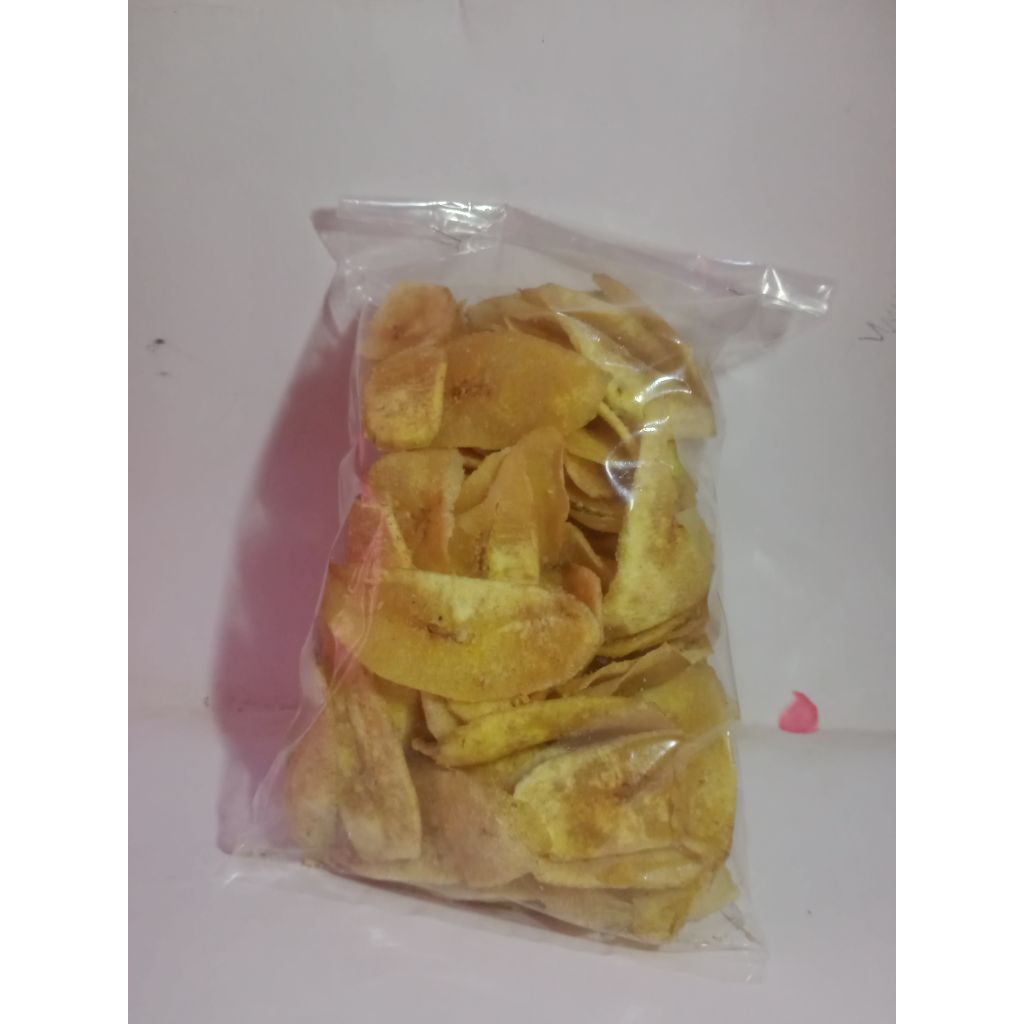 

Keripik Pisang Asin Gurih Buatan Rumahan 138 gram