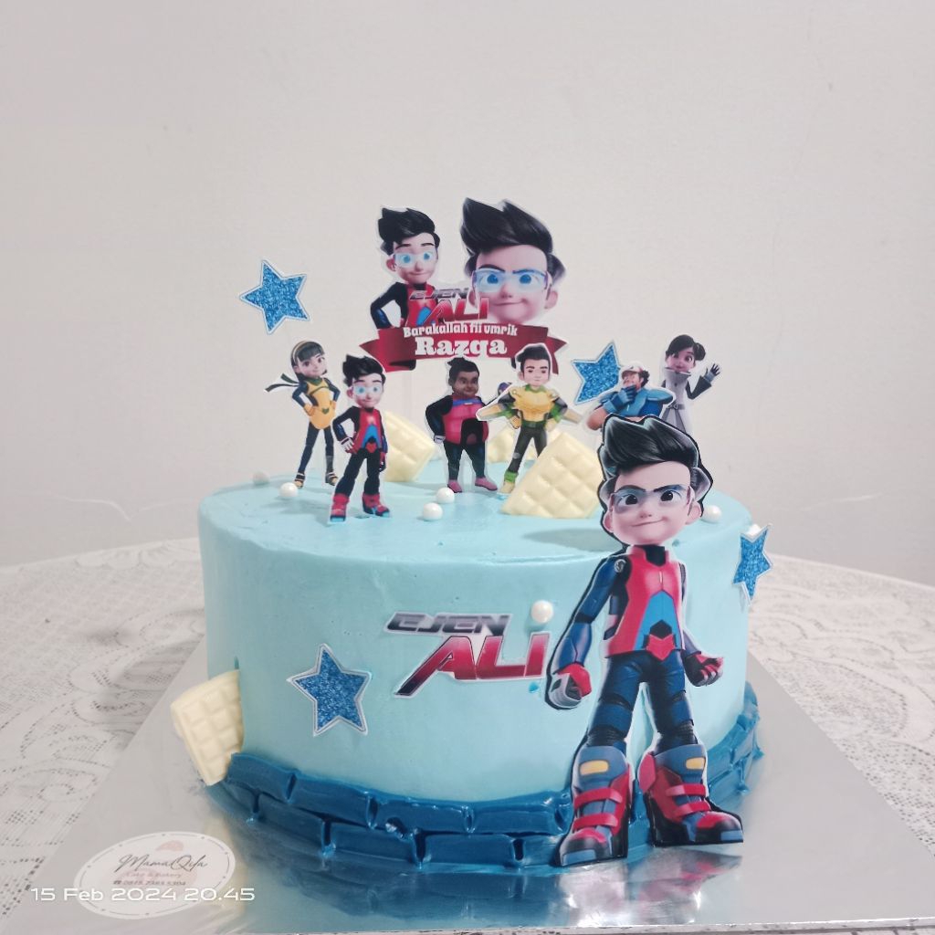 

kue ultah custom kartun boy