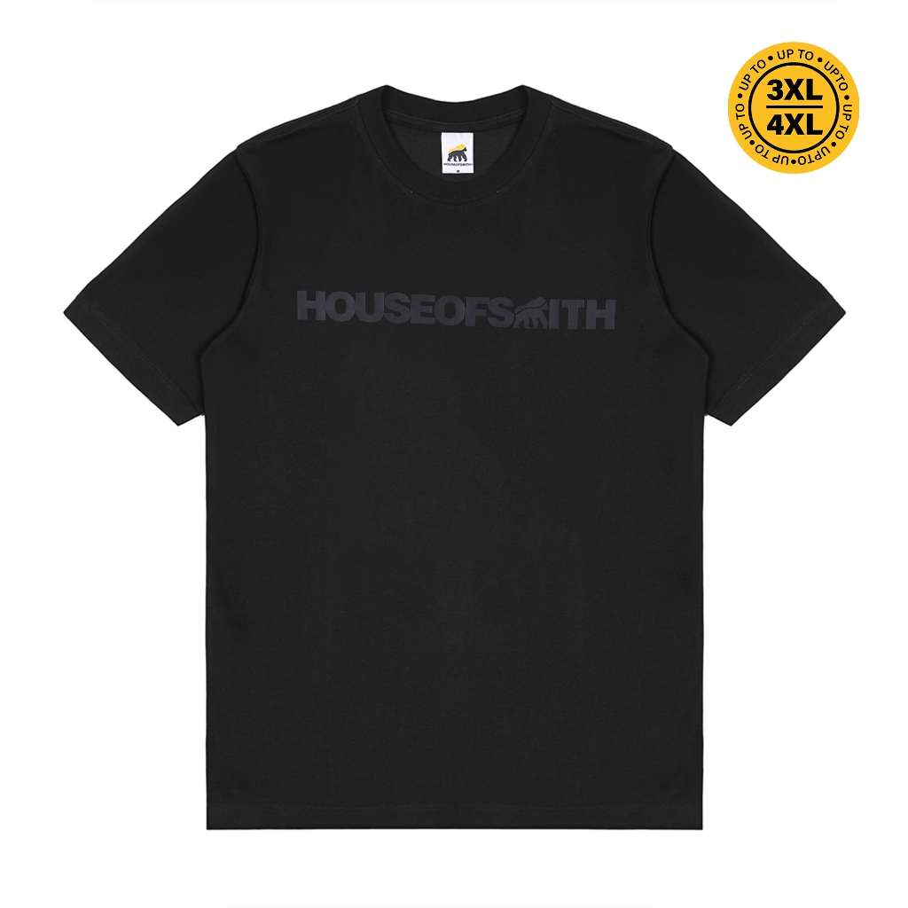 House of Smith Kaos Pria Lengan Pendek - Sflo Black #22 - T Shirt