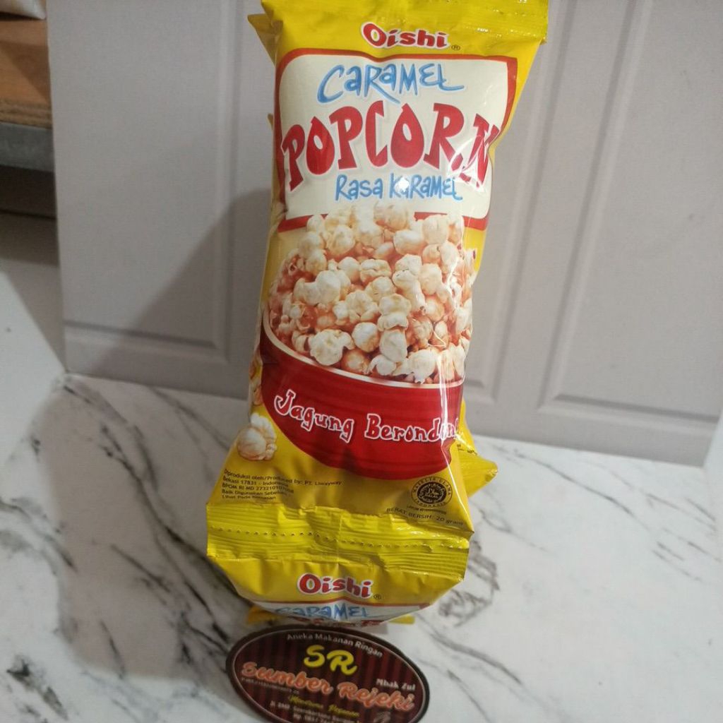 

OISHI CARAMEL POPCORN ISI 10 PCS