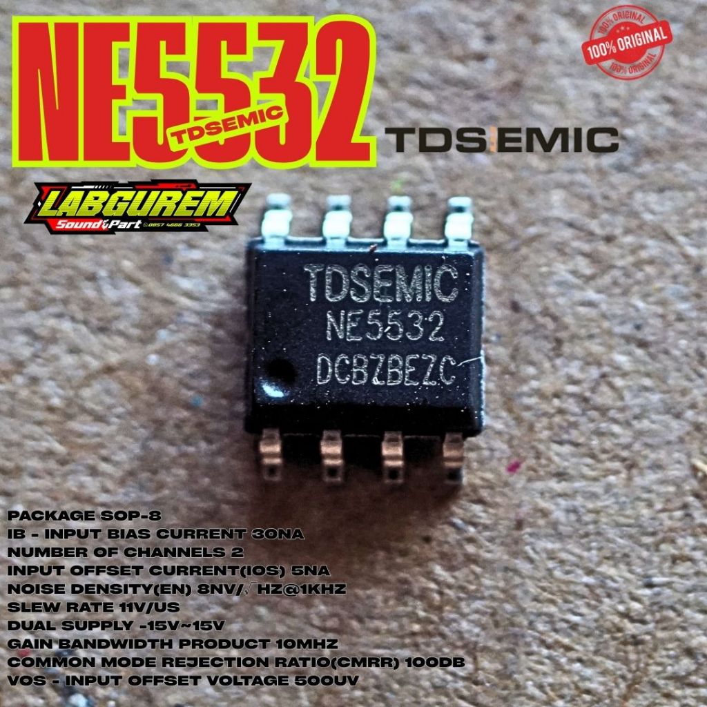 NE5532 NE 5532 SMD TDSEMIC ORIGINAL