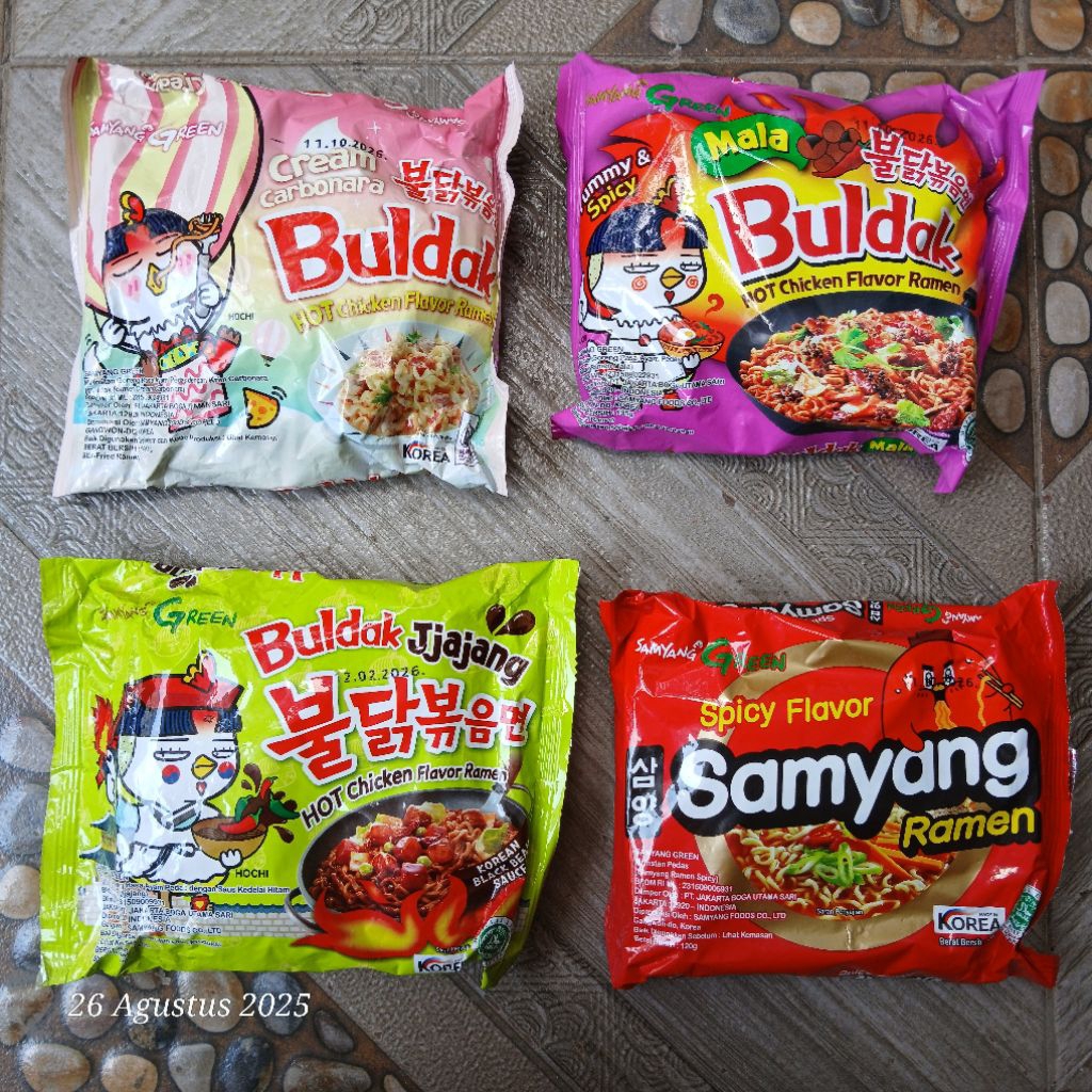 

Mie Samyang Green Buldak 140g