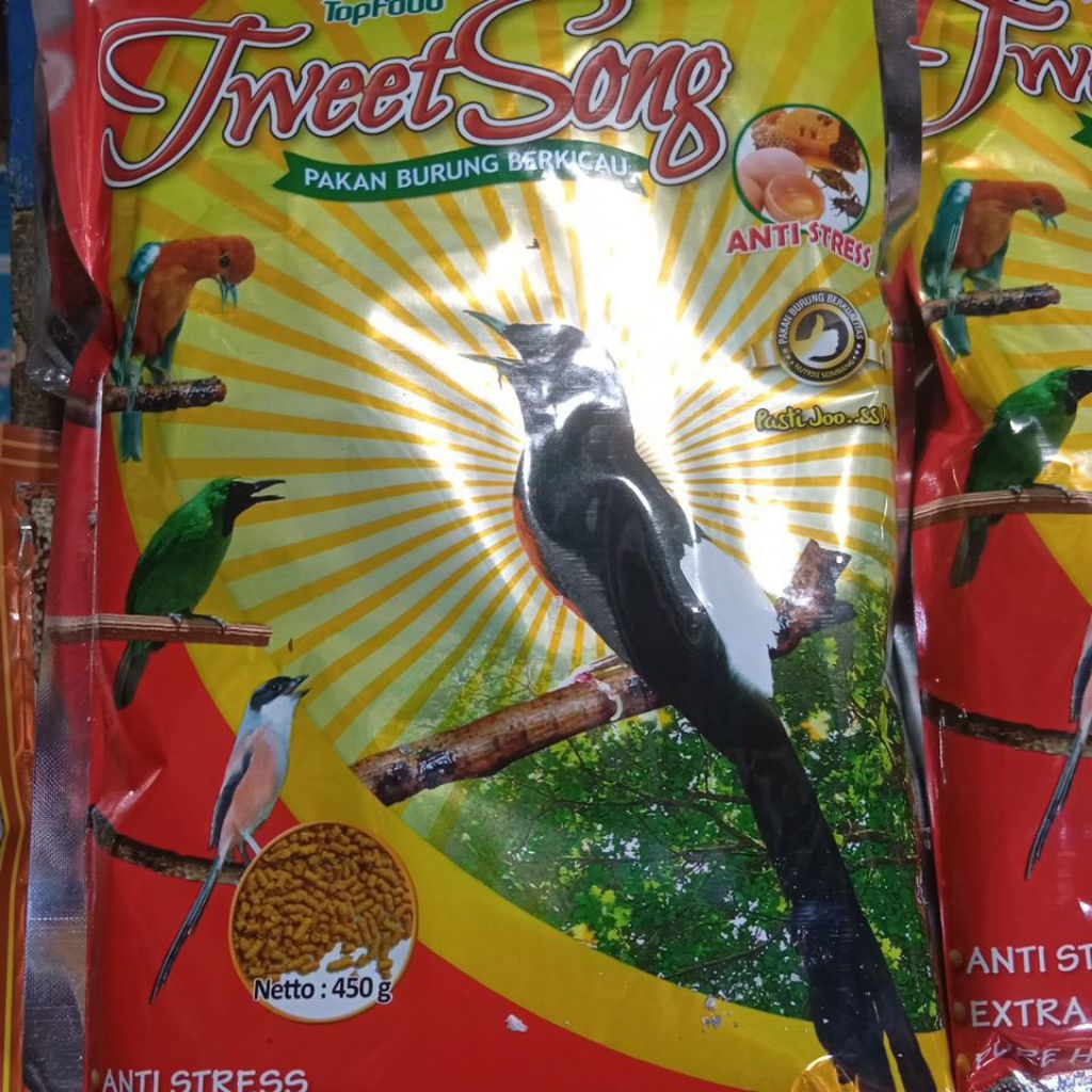 pakan burung Tweet song.note.450 grm