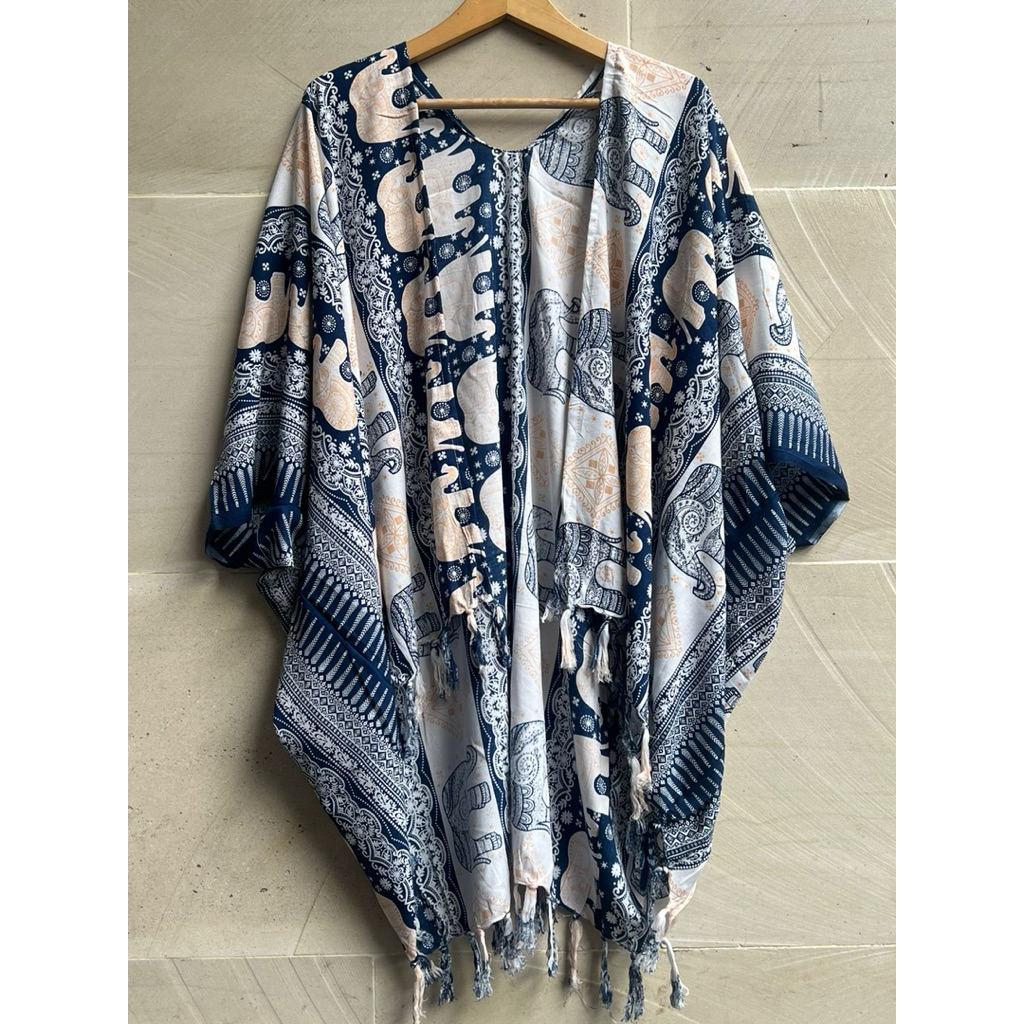 AUTER/CARDIGAN BALI WANITA MOTIF GAJAH