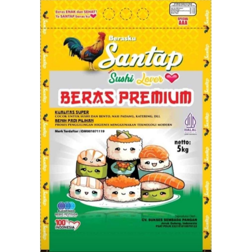

Santap Beras Sushi Lovers 5 Kg