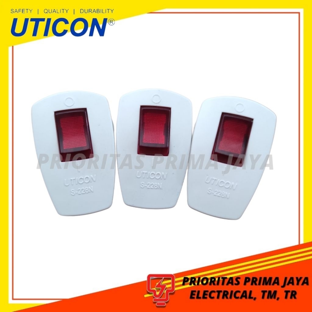 Steker + Saklar Uticon S228
