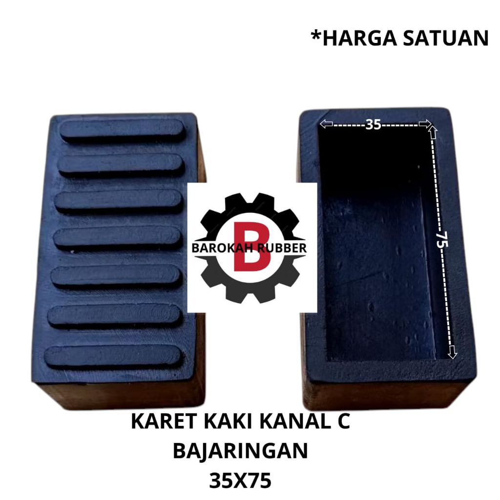karet kanal C bajaringan/karet kaki bajaringan/karet kaki tangga bajaringan