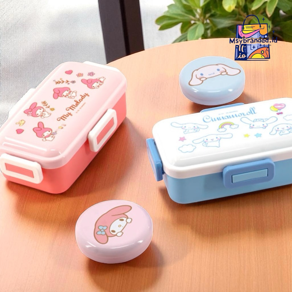 MINISO SANRIO LUNCH BOX TEPAK MAKAN MELODY CINNAMOROLL BENTO BOX
