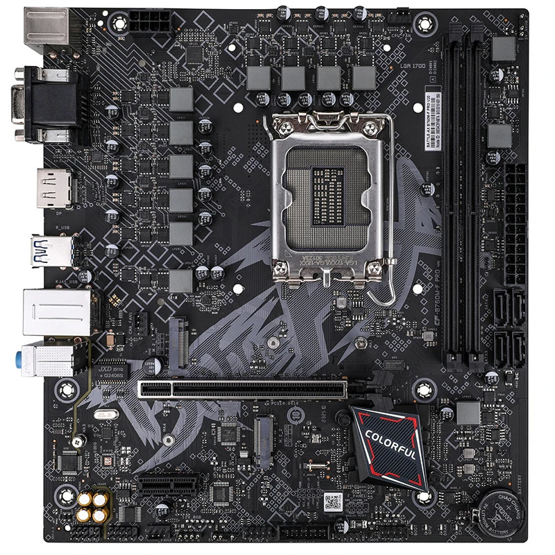 Motherboard Colorful BATTLE-AX B760M-F V20 (LGA1700, B760, DDR4, USB3.2, SATA3)