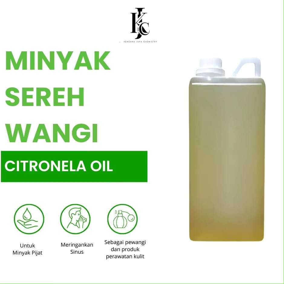 Minyak Sereh Wangi / Citronella Oil 1 Liter