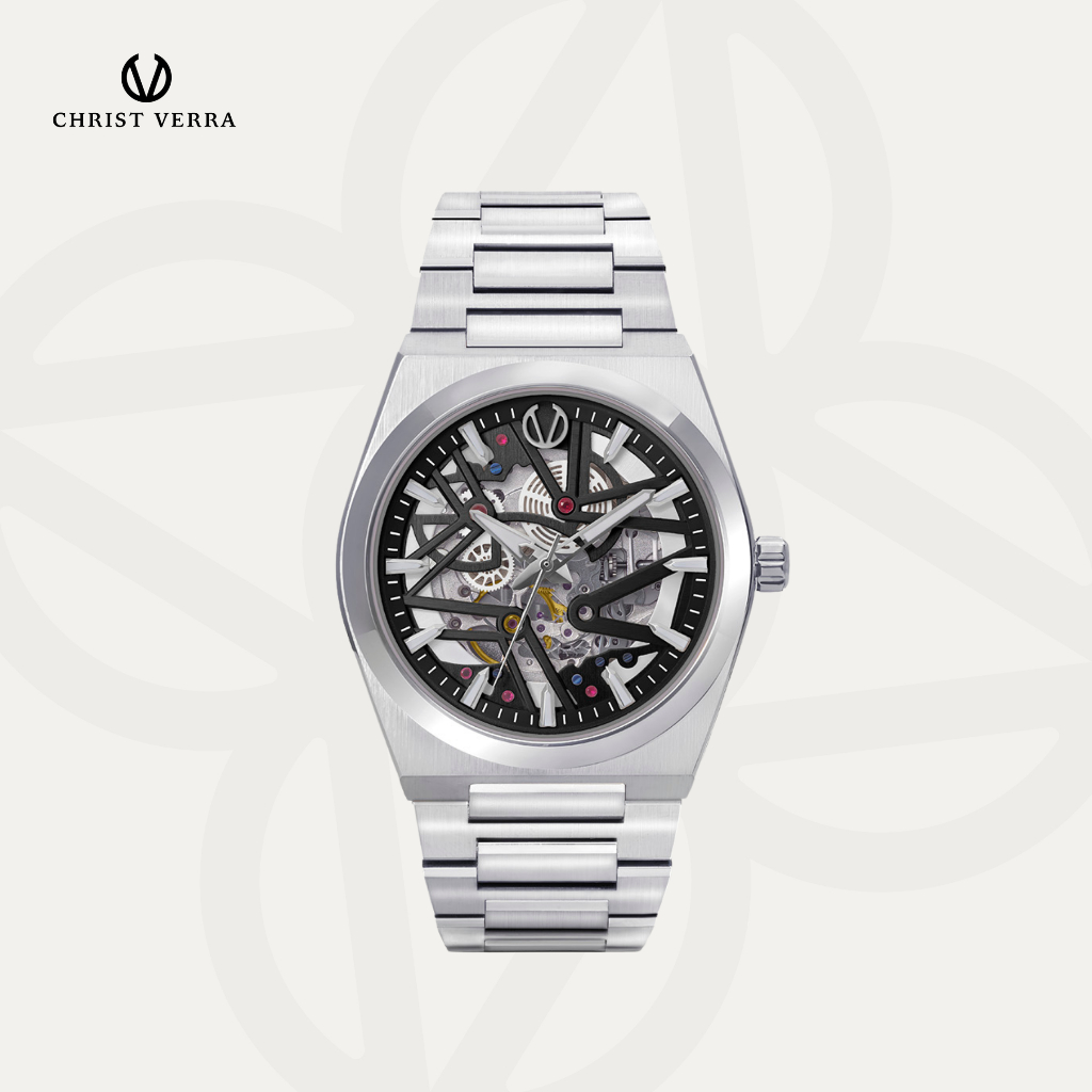 Christ Verra Casual Men's Watches Luxerno Series Jam Tangan Pria Automatic CV 110819G-11 BLK