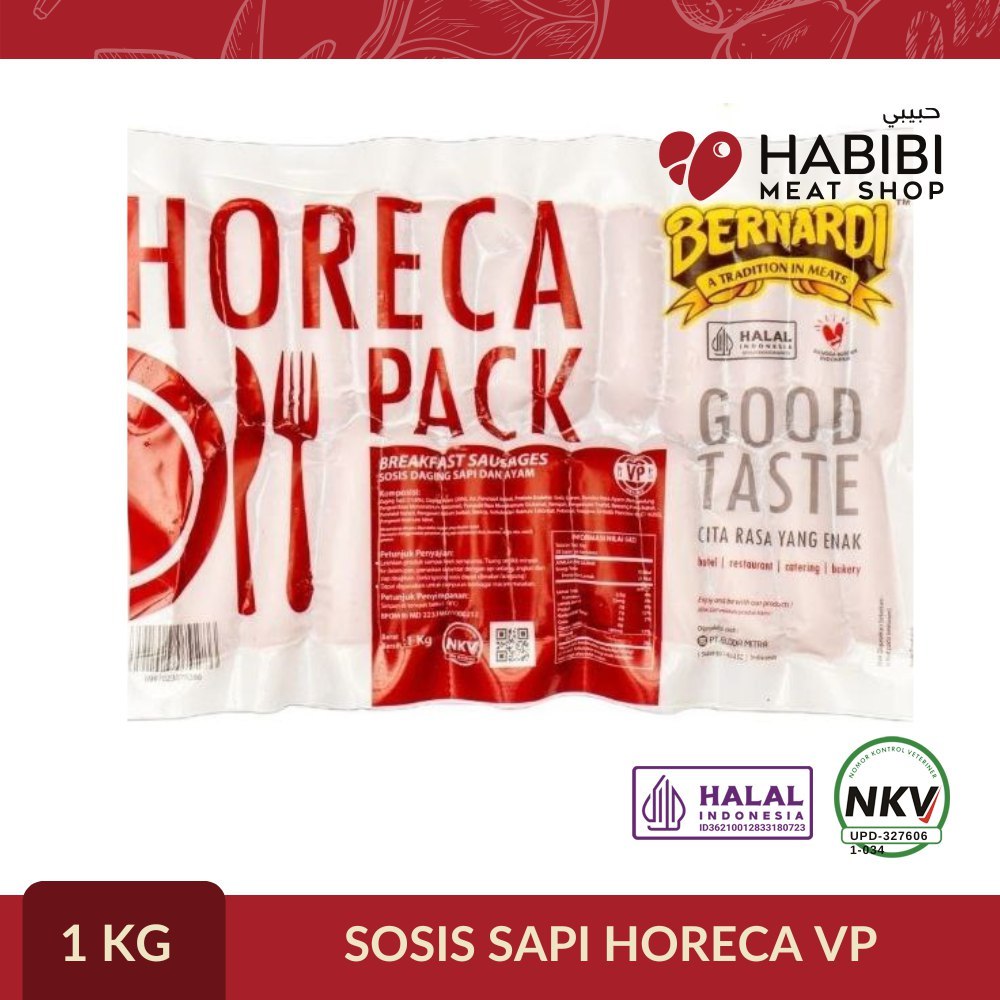 

BERNARDI BHP BREAKFAST SOSIS SAPI HORECA VP (1kg)