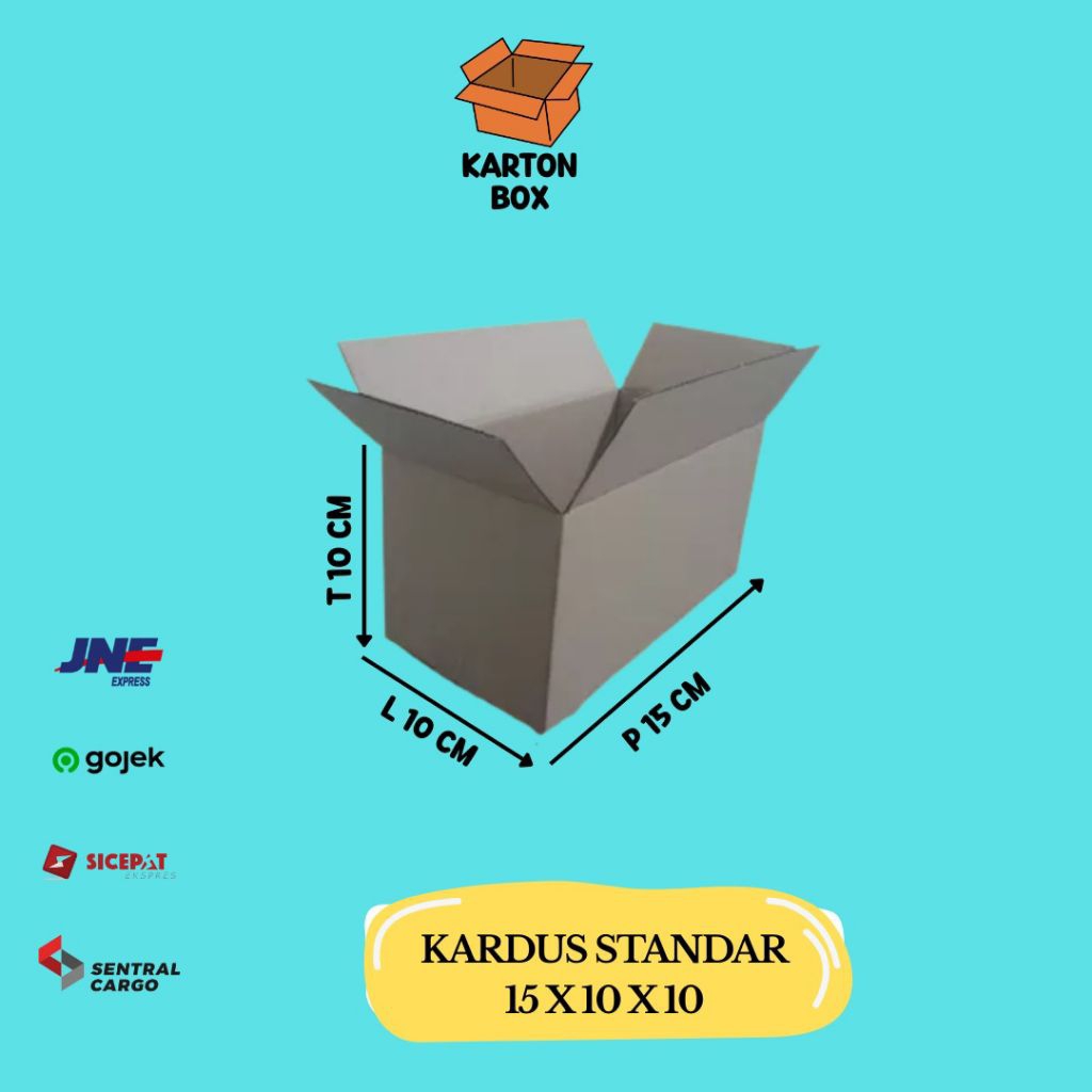 

Kardus Standar Box 15x10x10 Kardus Packing/ Box Standar