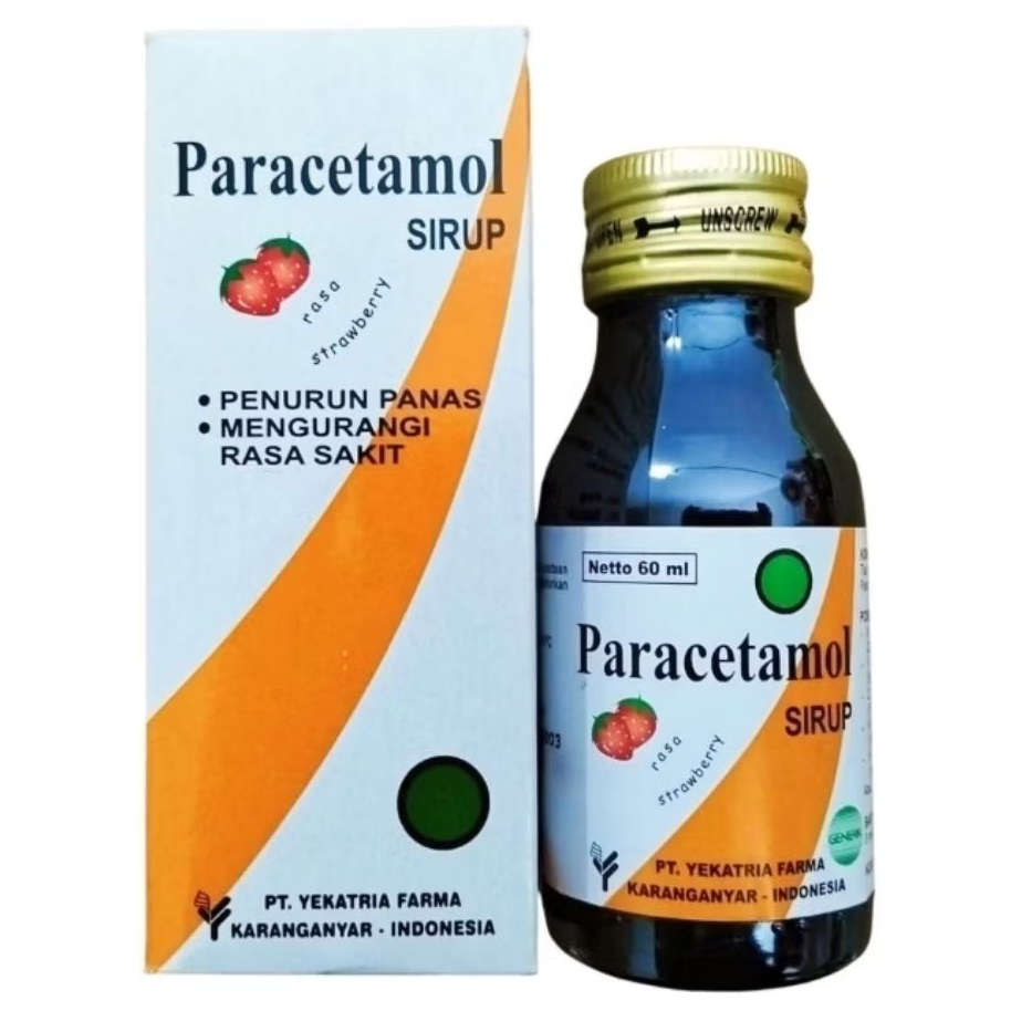 PARACETAMOL Sirup 120mg /5ml (60ml) - YEKATRIA FARMA | Pamol 120mg /5ml