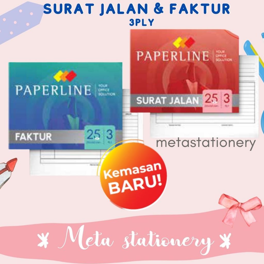 

Buku Surat Jalan / Buku Faktur Paperline 3ply ( 1 pcs )
