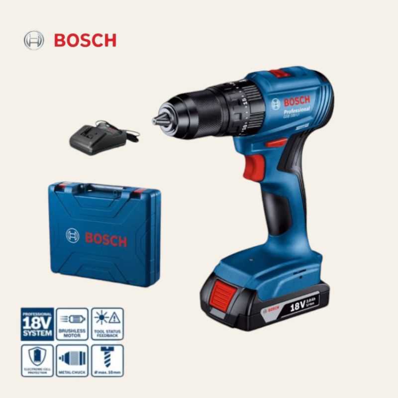 Bosch GSB 185 Bor Baterai Bosch 18V Hammer drill Cordless GSB 185 Li 18V
