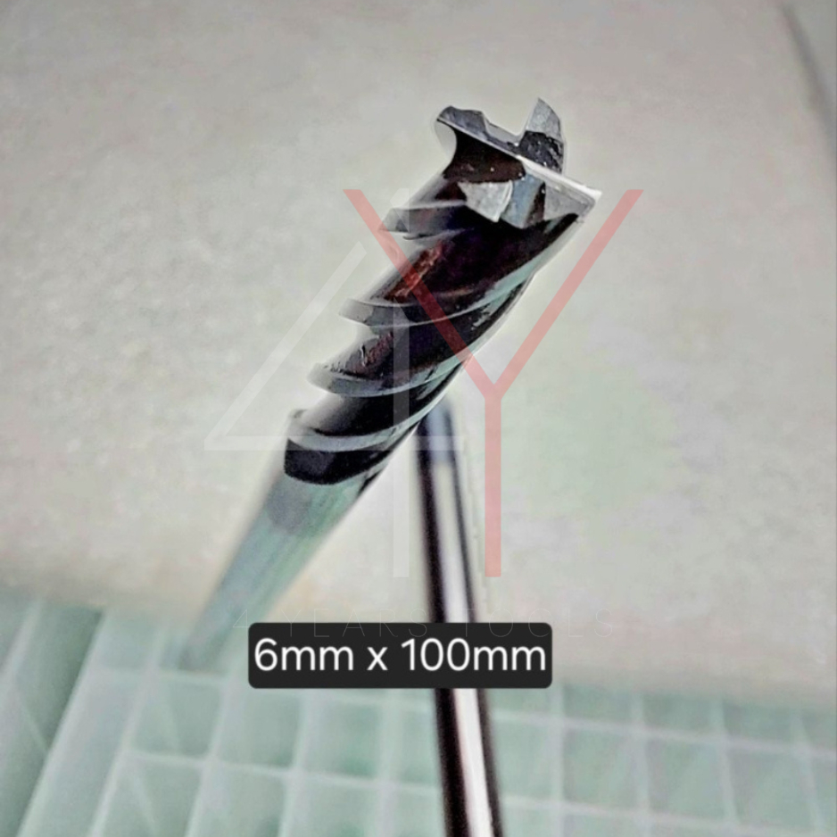 ENDMILL 6MM (4FLUTE) ENDMILL 6X25X100 SEKEN MULUS