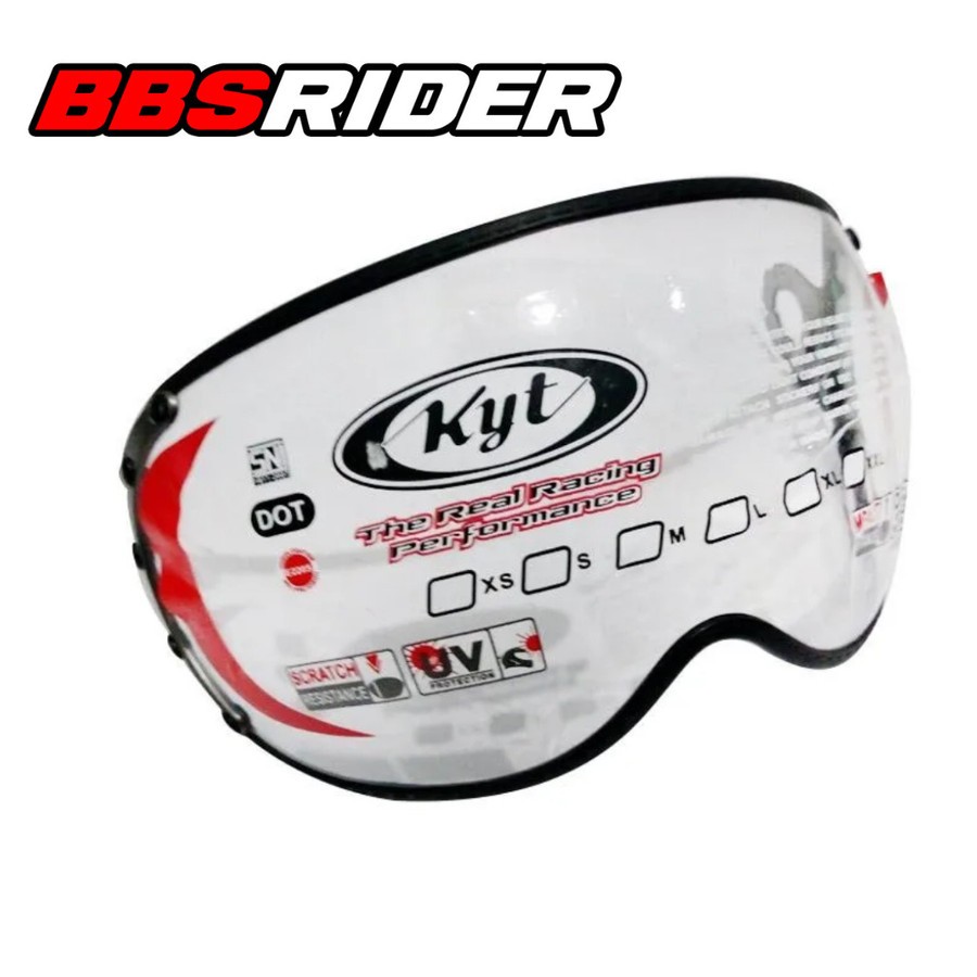 Kaca/Visor Clear / Dark smoke KYT Elsico Original KYT