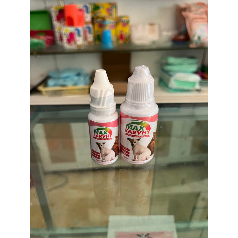 Obat tetes telinga infeksi kucing anjing Max Earvhy
