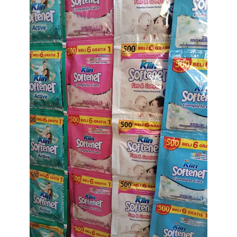 Soklin softener renceng