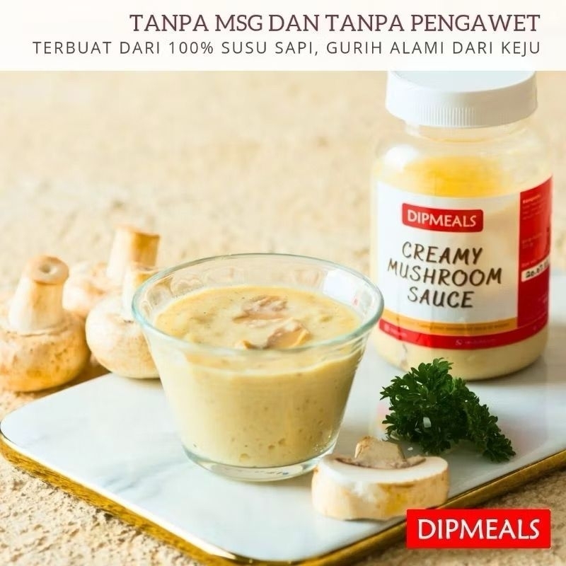 

Creamy Mushroom Sauce 300 gr - Dipmeals