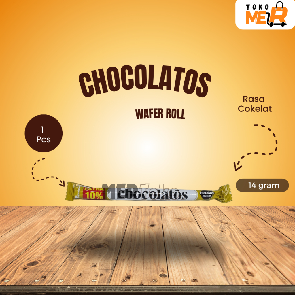 

Chocolatos Wafer Roll Ecer 14 gr