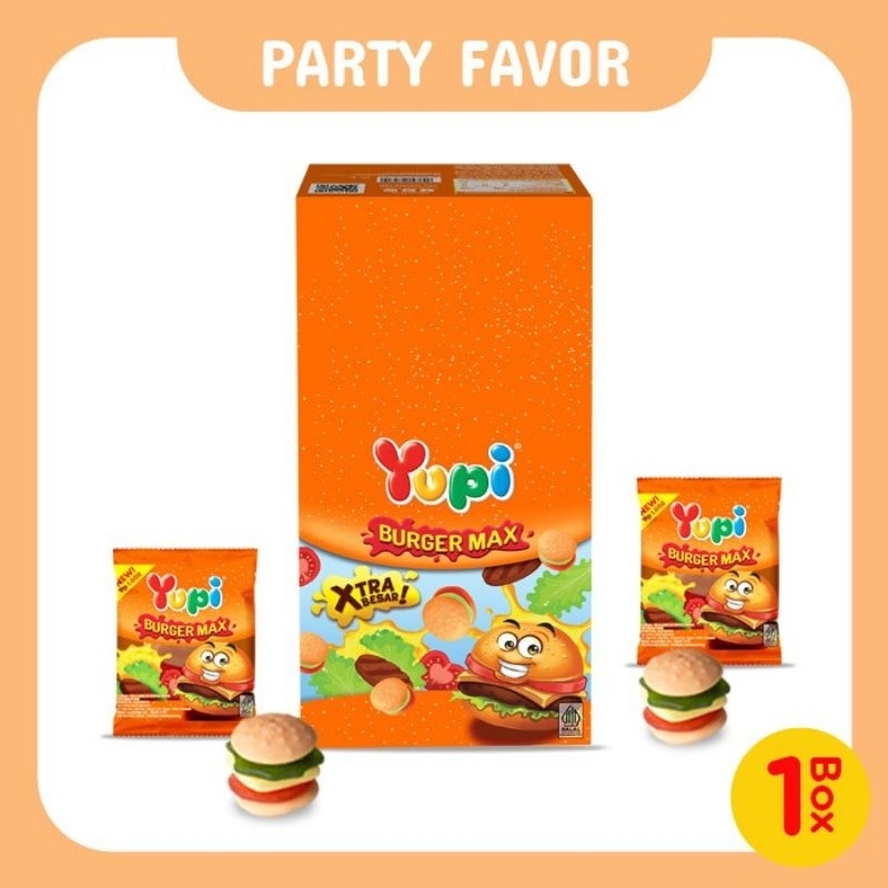 

Yupi Burger Max Display Box Isi 12pcs