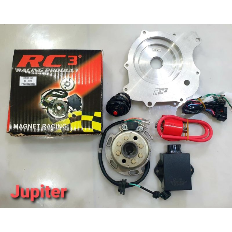 Magnet Pengapian Racing YZ RC3 Jupiter Z 5TP 5 TP Berikut Koil Coil CDI Plenes Plendes Kabel Spull E