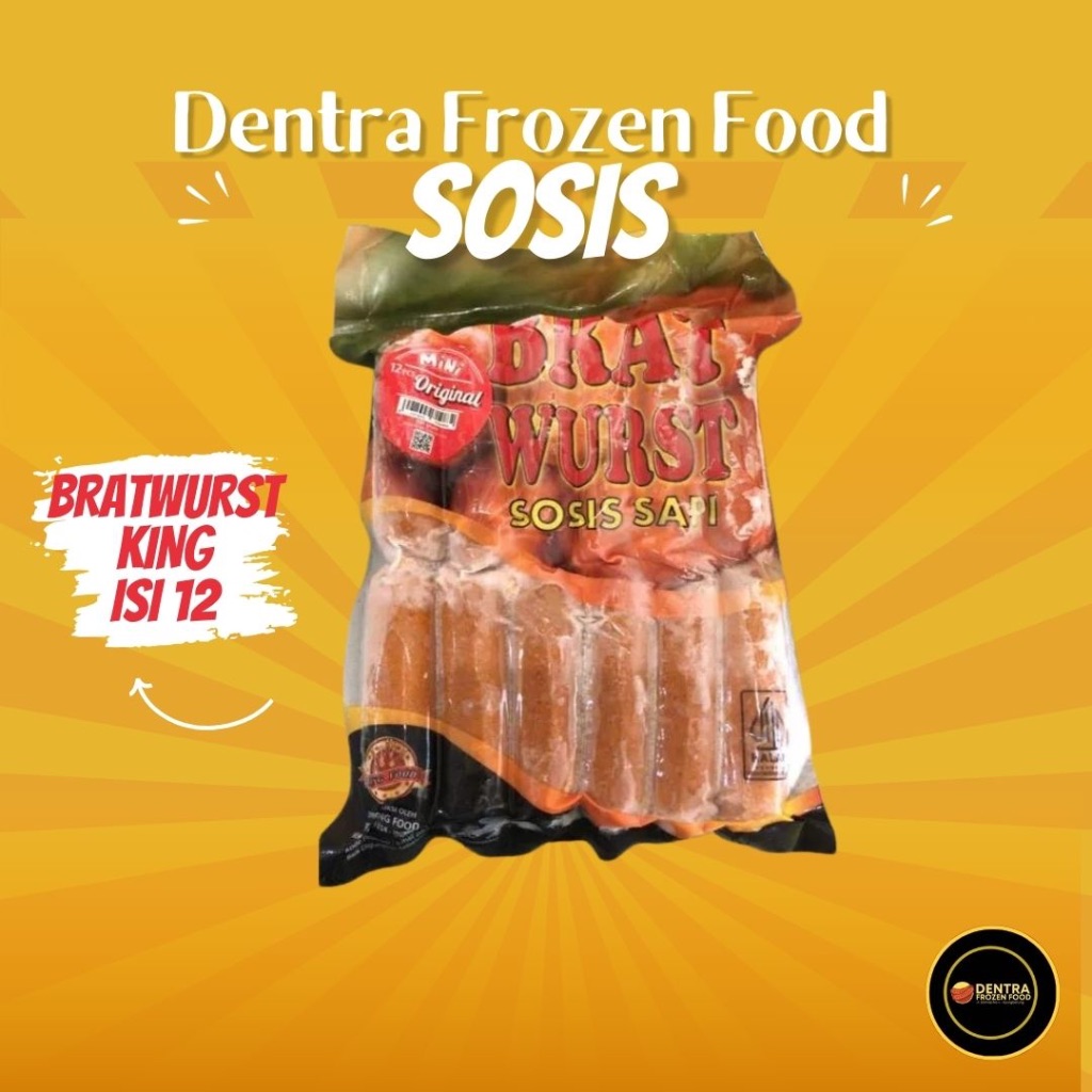 

BRATWURST KING 12PCS 500GR
