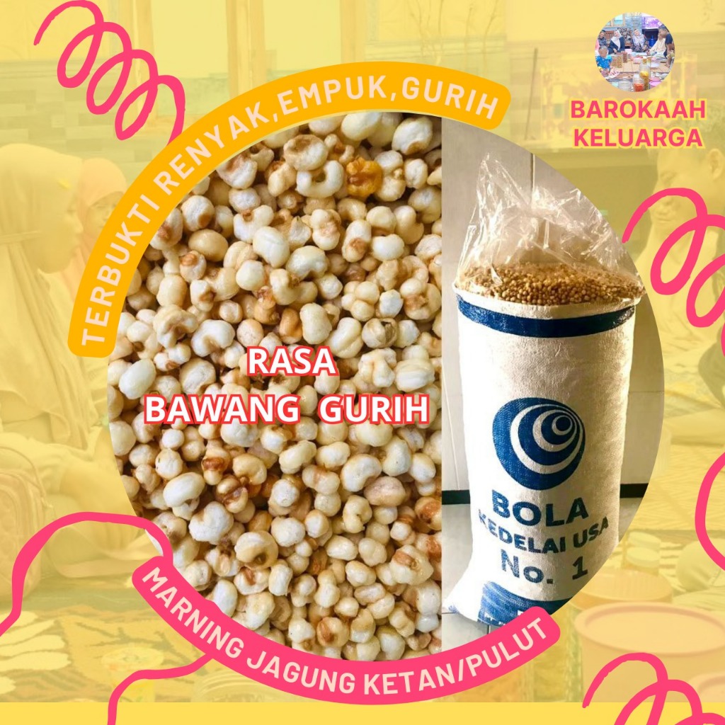 

MARNING JAGUNG KETAN PULUT GURIH ASIN TERBUKTI RENYAH POOOL, DAN NAGIH BANGET (1000gr) 1Kg