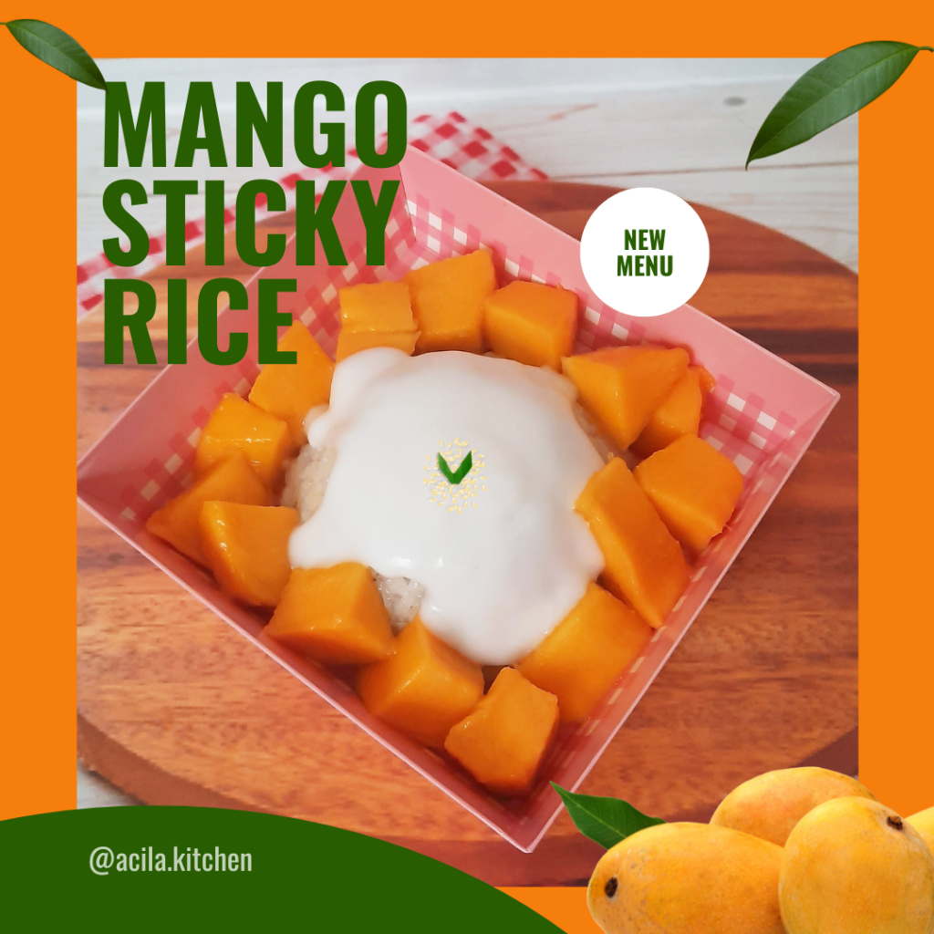 

(PROMO) Mango Sticky Rice | Ketan Mangga (PO Sehari)