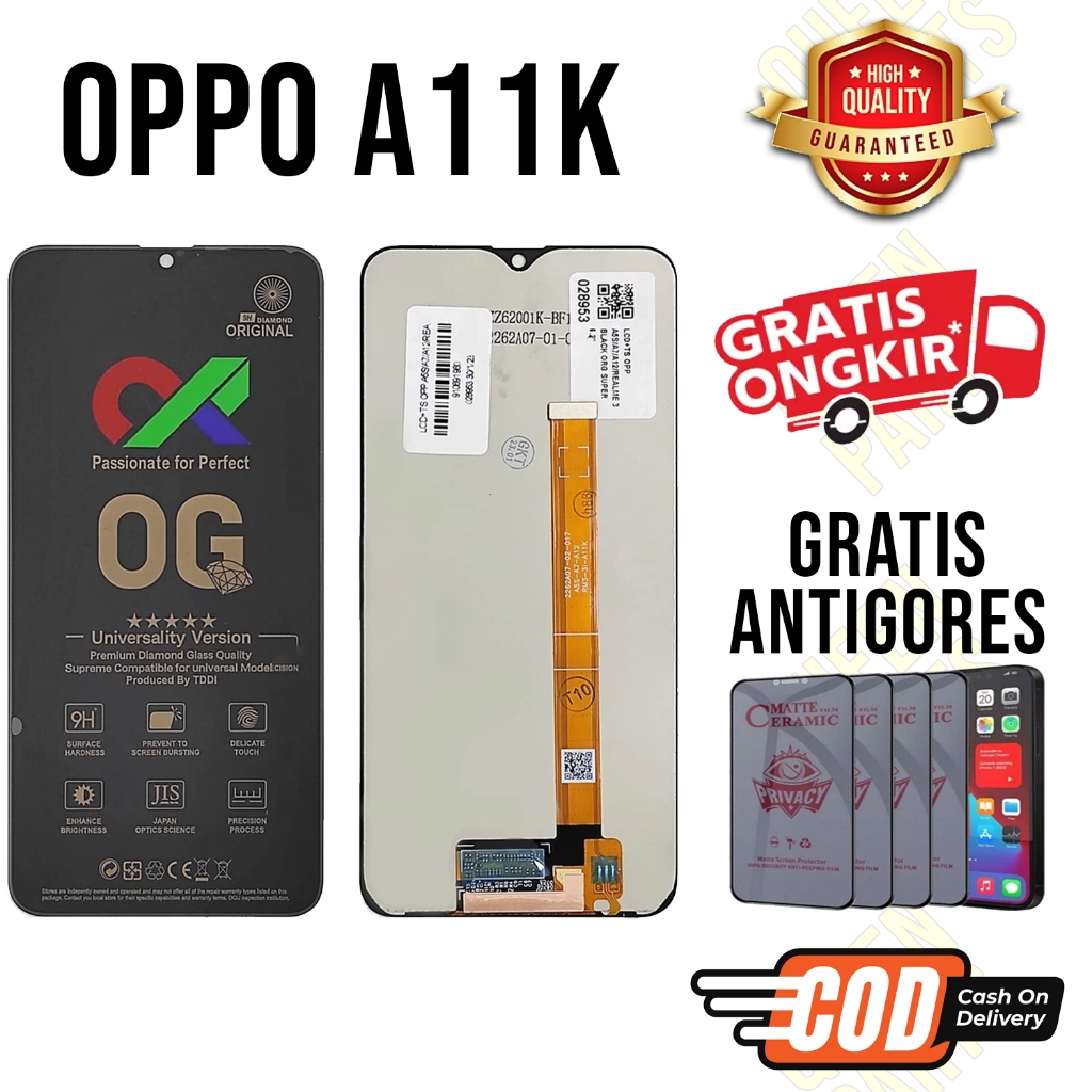 Lcd Touchscreen OPPO A11K Original OEM Lcd OPPO A11K Fullset GRATIS ANTIGORES