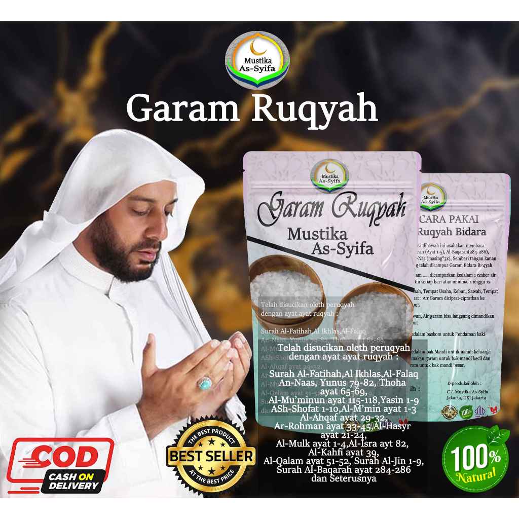 

Garam Kristal Mandi / Garam Krosok / Garam Kasar / Garam Ruqyah