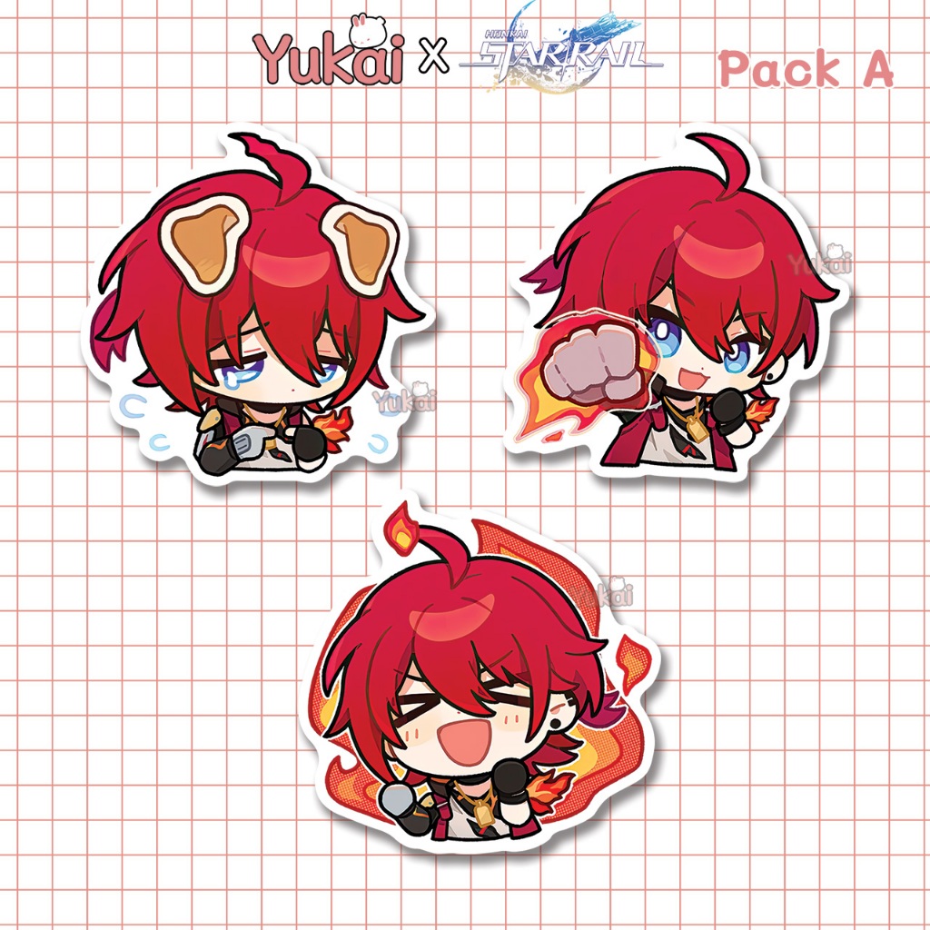 

Stiker Pack Luka Honkai Star Rail (HSR) Premium, Sticker Anime Waterproof